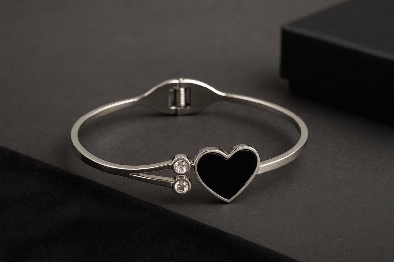 Midnight Heart Bangle - Image 4