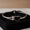 Midnight Heart Bangle