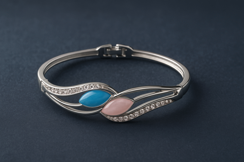 Twilight Petals Bangle - Image 4