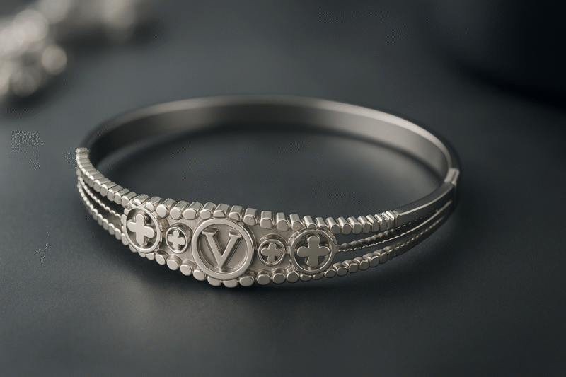Crown V Empress Bangle - Image 2