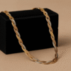 Trio Luxe Braided Chain Necklace