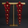 Cascading Blossom Drop Earrings