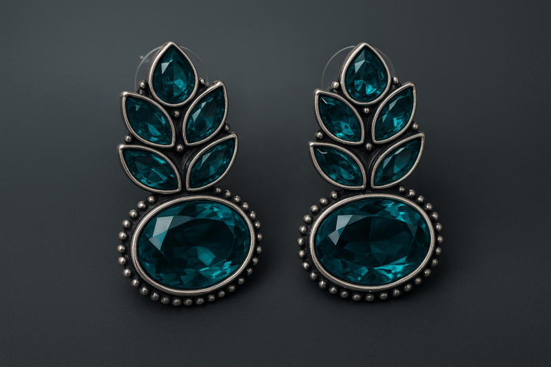 Regal Leafstone Studs - Image 2