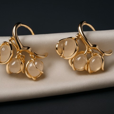 Blossom Drop Hook Earrings