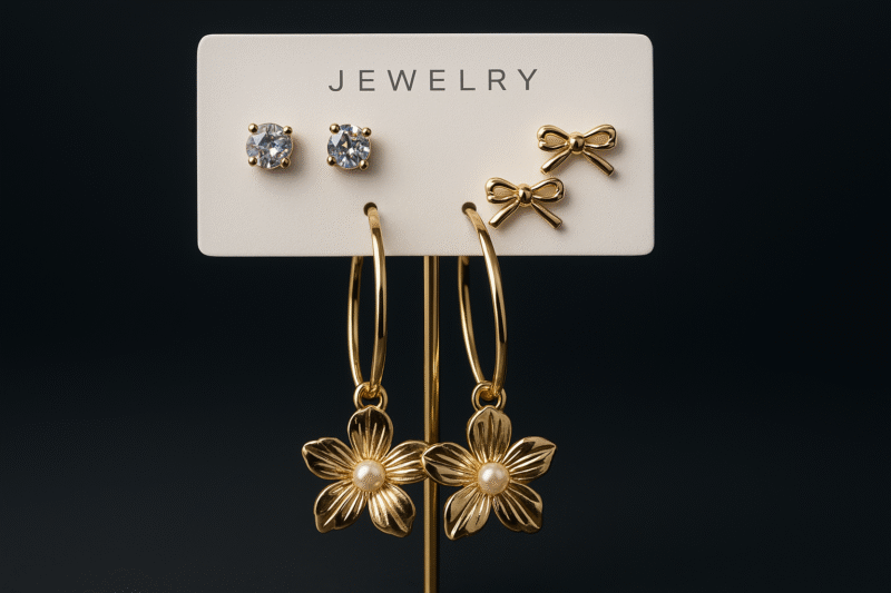 Petal Grace Earring Set - Image 3