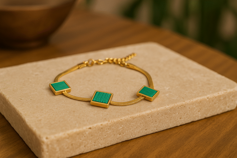 Emerald Geo Chic Bracelet