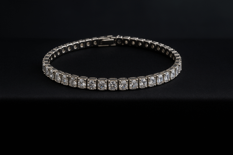 Radiant Square Tennis Bracelet