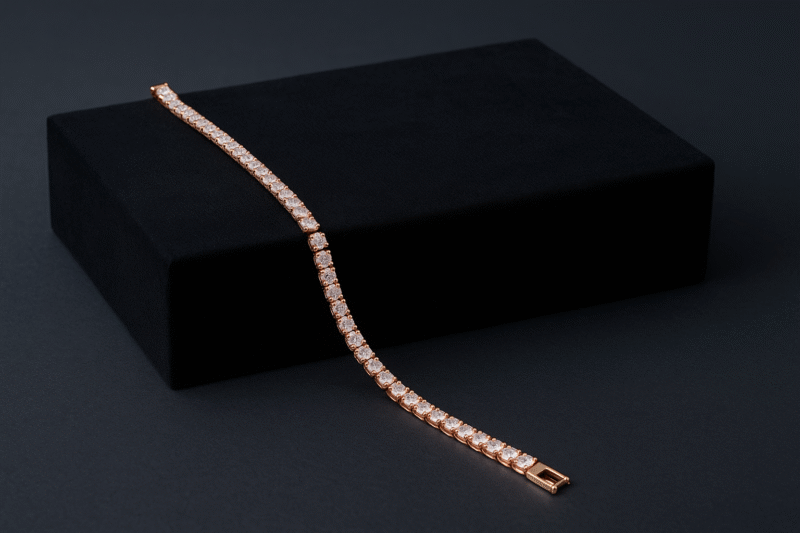 Rose Radiance Tennis Bracelet