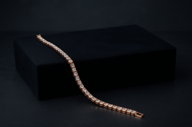 Rose Radiance Tennis Bracelet - Image 2