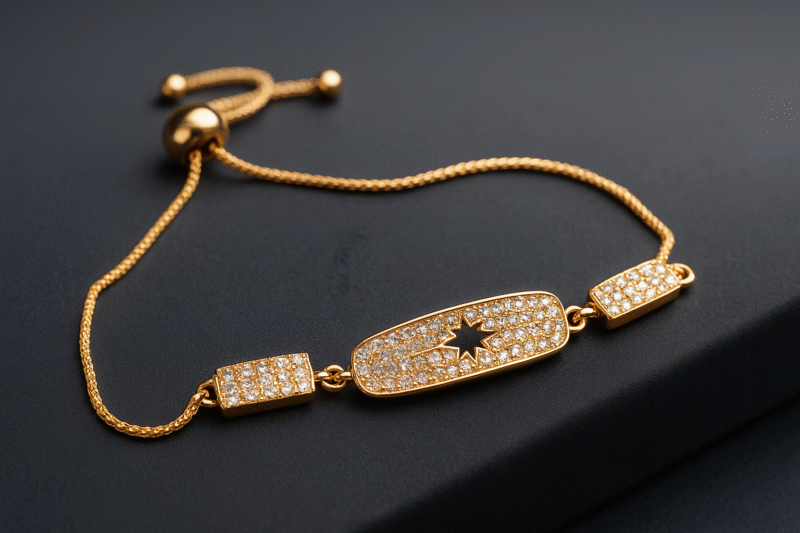 Starlit Spark Adjustable Bracelet