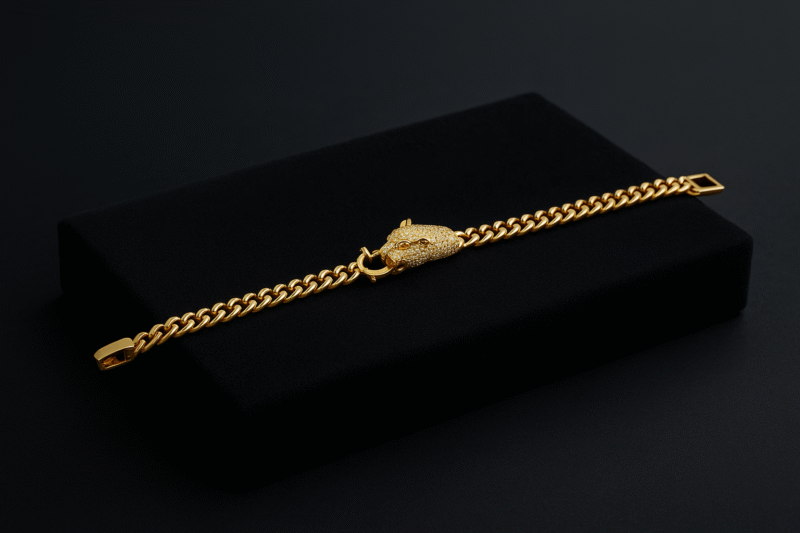 Regal Panther Chain Bracelet - Image 3