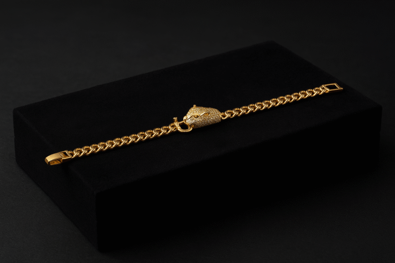 Regal Panther Chain Bracelet - Image 2