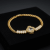 Gleaming Clover Link Bracelet