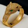 Fierce Panther Elegance Ring