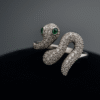 Serpent Spark Statement Ring