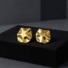 Anti-Tarnish Molten Shine Statement Studs