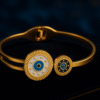 Evil Eye Twin Disc Bangle