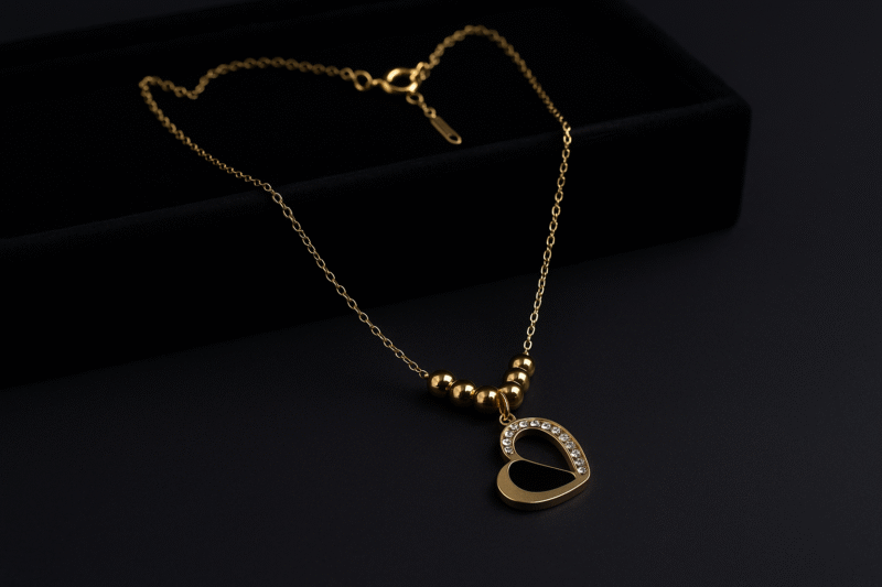 Twilight Heart Pendant Necklace - Image 3