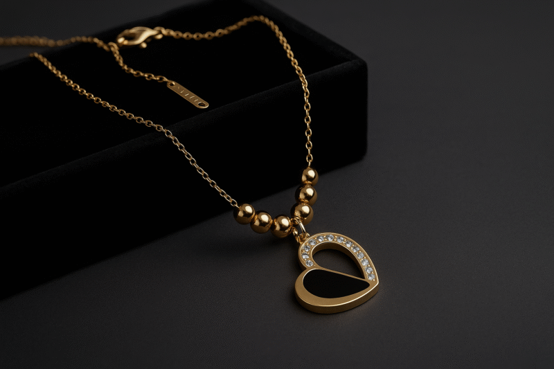 Twilight Heart Pendant Necklace - Image 2
