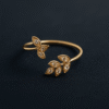 Leafy Grace Adjustable Ring