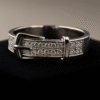 Crystal Buckle Statement Ring