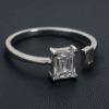 Emerald-Cut Solitaire Elegance Ring