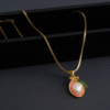 Pearl Peach Drop Necklace
