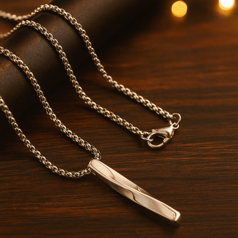 LuxeBar Polished Pendant Chain - Image 2